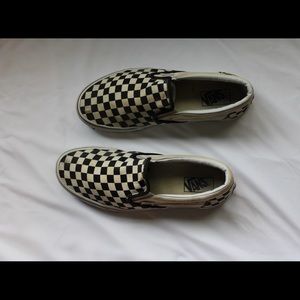 Black and White Checkered Vans